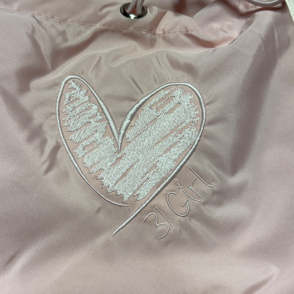 Thirty-One Deluxe Travel Tote Light Pink Heart embroidered - Picture 4 of 7